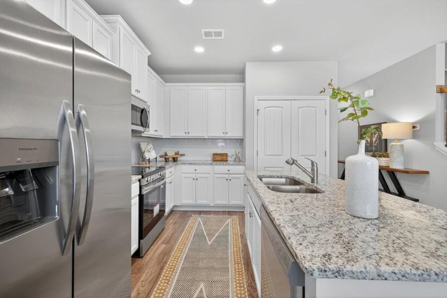 Furnished interior view inside a new home in The Reserve at Clocktower, Douglasville (Image 12).