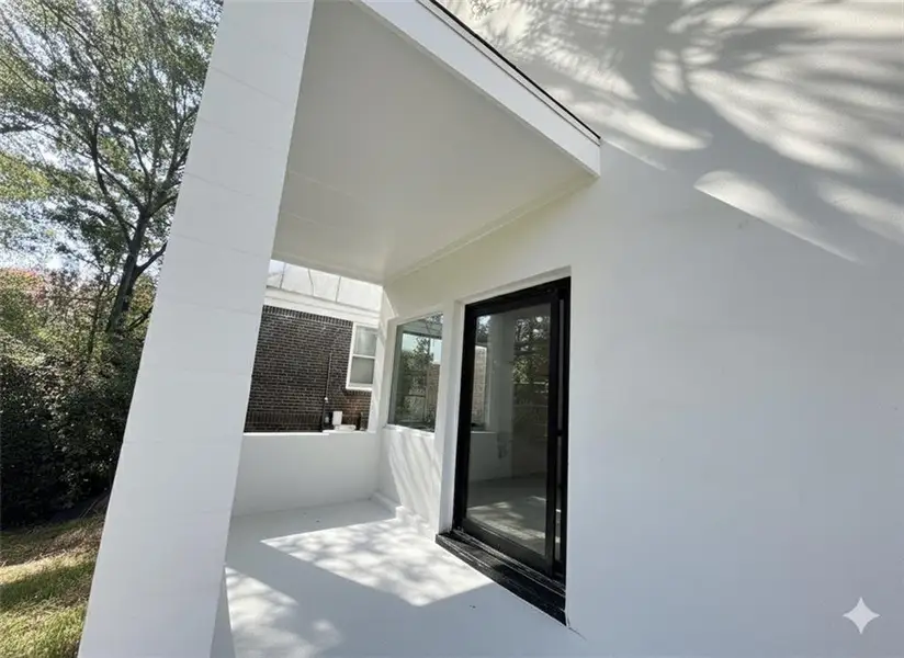 Exterior details and patio area of a home in , Atlanta (Image 19).