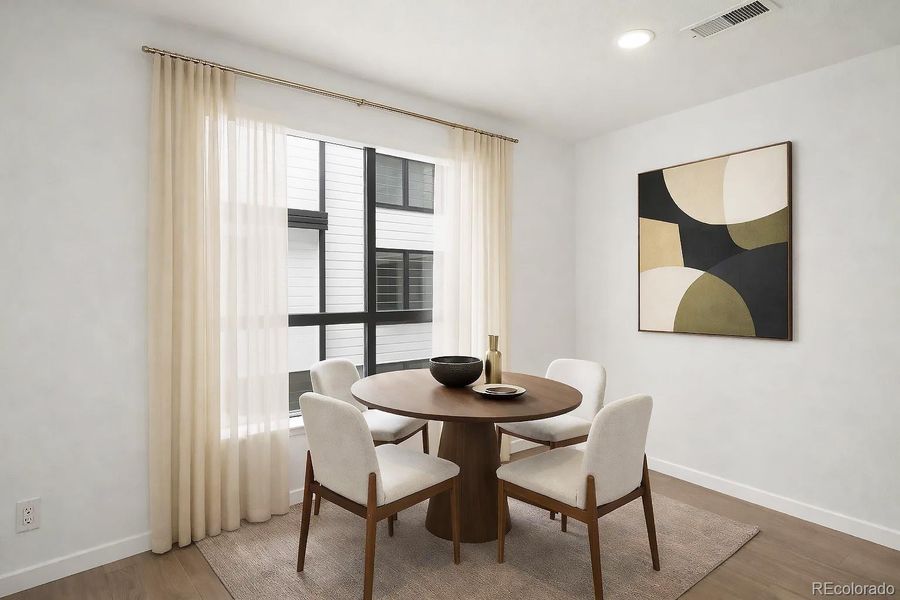 Furnished interior view inside a new home in The Hub at Virginia Village, Denver (Image 8).