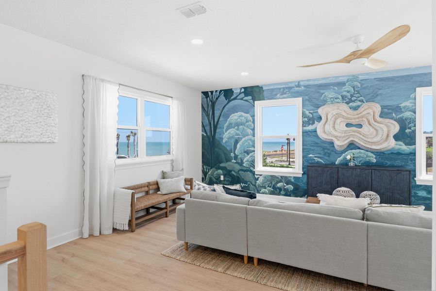 Representative furnished interior of a home built from the Amelia by SeaGate Homes in Beachview Cove, Ormond Beach (Image 96).