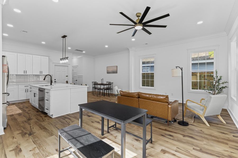 Furnished interior view inside a new home in , North Charleston (Image 10).