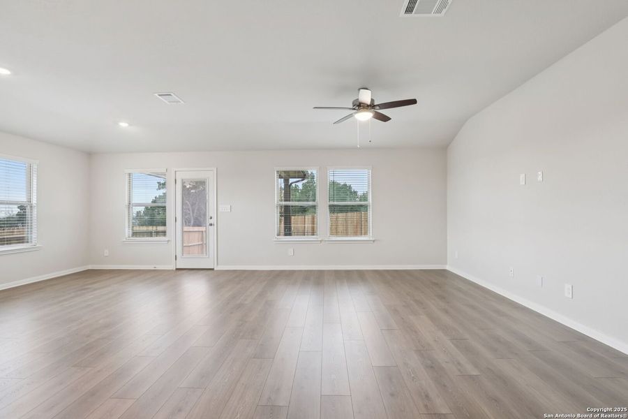 Spacious, unfurnished interior of a new home in Legendary Trails - Classic Series, Cibolo (Image 26).