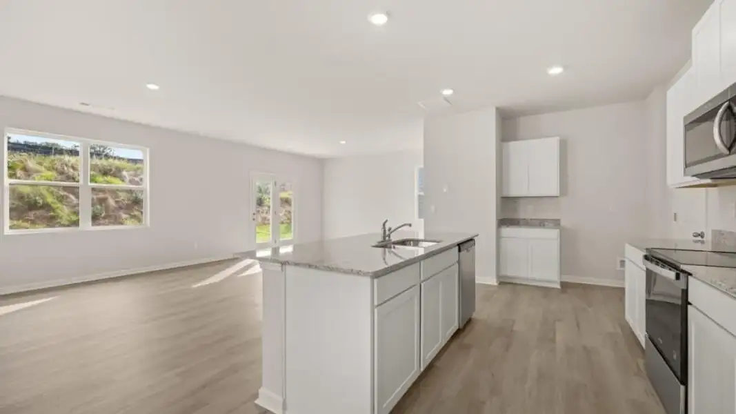 Furnished interior view inside a new home in Pointe Park, Union City (Image 4).
