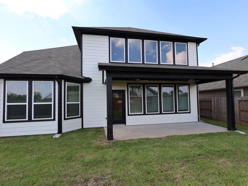 Exterior details and patio area of a home in Summerview, Fulshear (Image 4). Exterior details and patio area of a home in Summerview, Fulshear (Image 4).