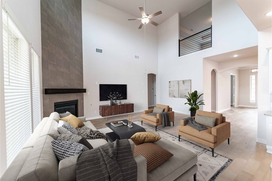 Furnished interior view inside a new home in Sonoma Verde, Rockwall (Image 5).