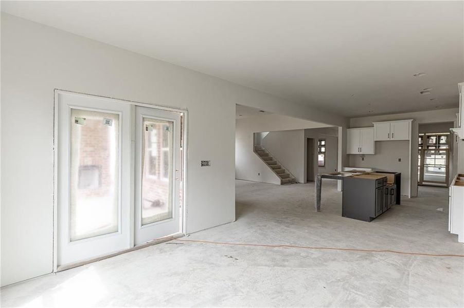 In-progress construction of a new home in , Buford, GA (Image 7).