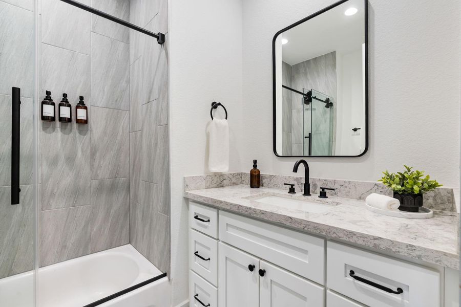 Furnished interior view inside a new home in , Houston (Image 9). Furnished interior view inside a new home in , Houston (Image 9).