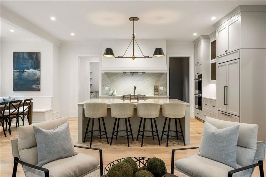 Furnished interior view inside a new home in , Atlanta (Image 39).