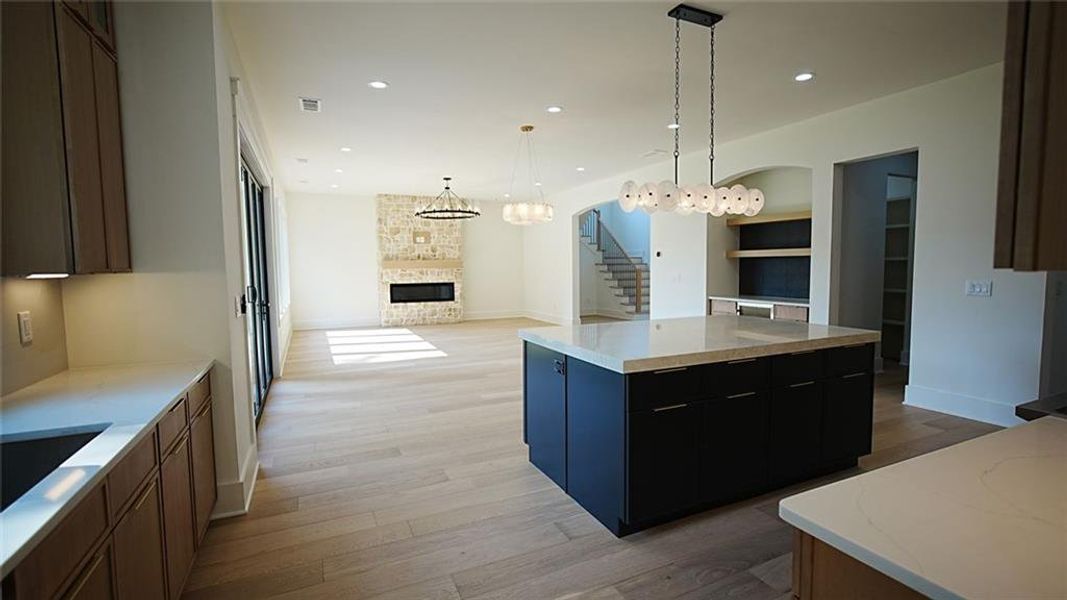 Furnished interior view inside a new home in , Flowery Branch (Image 11).