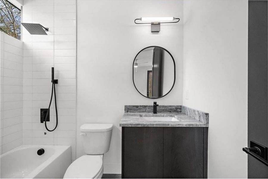 Furnished interior view inside a new home in , Atlanta (Image 62).