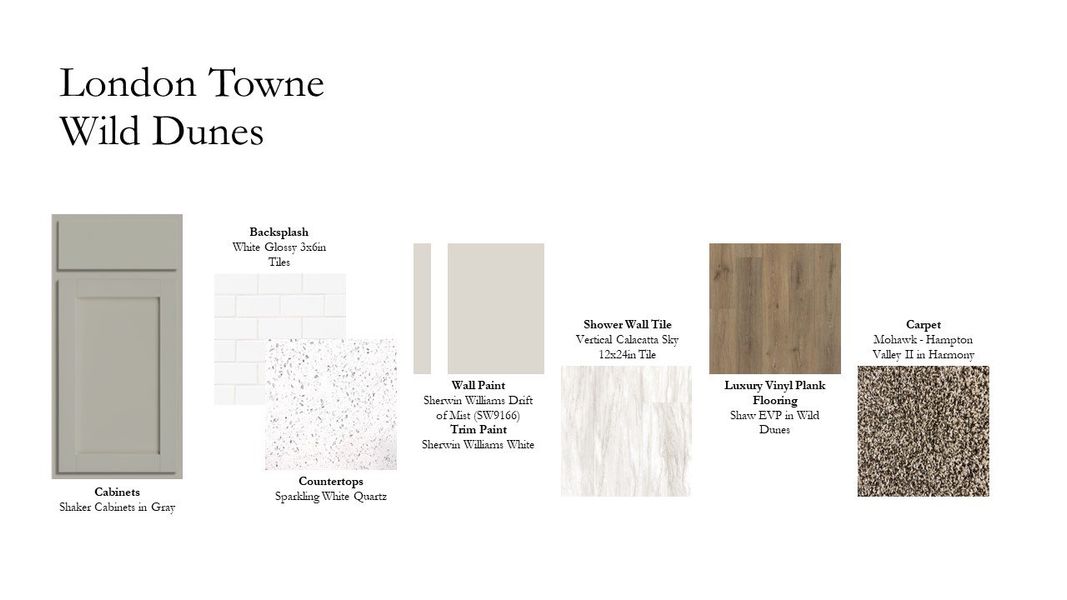 Materials commonly used for homes built from the Kingston by D.R. Horton in London Towne, Corpus Christi (Image 6). Materials commonly used for homes built from the Kingston by D.R. Horton in London Towne, Corpus Christi (Image 6).