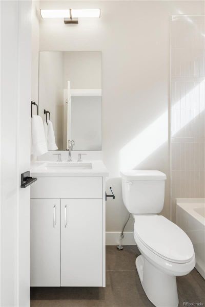 Furnished interior view inside a new home in , Denver (Image 11).