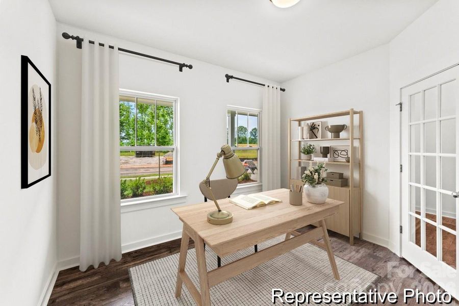 Furnished interior view inside a new home in Mooreland Oaks, Mount Holly (Image 15).