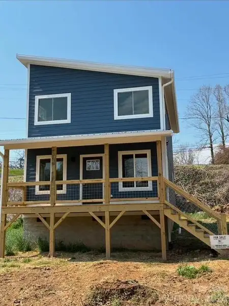 Exterior details and patio area of a home in , Asheville (Image 9).