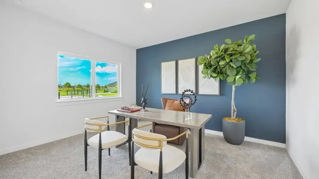 Furnished interior view inside a new home in Evergreen, Rosenberg (Image 20).