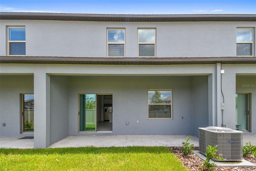 Exterior details and patio area of a home in , Land O' Lakes (Image 28).