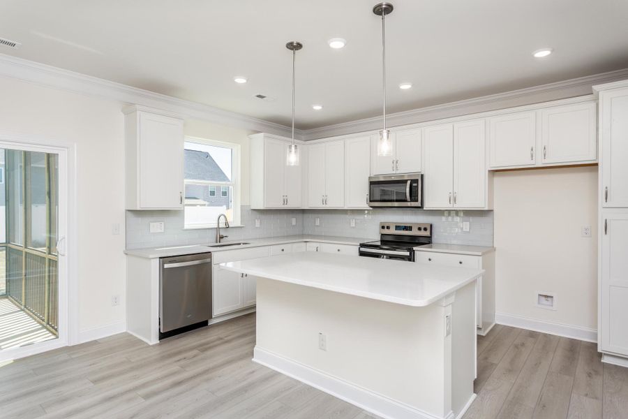 Furnished interior view inside a new home in Daniel Farms, Benson (Image 8).
