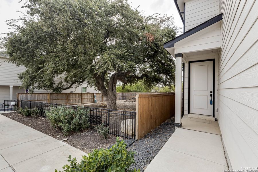 Exterior details and patio area of a home in , San Antonio (Image 3). Exterior details and patio area of a home in , San Antonio (Image 3).