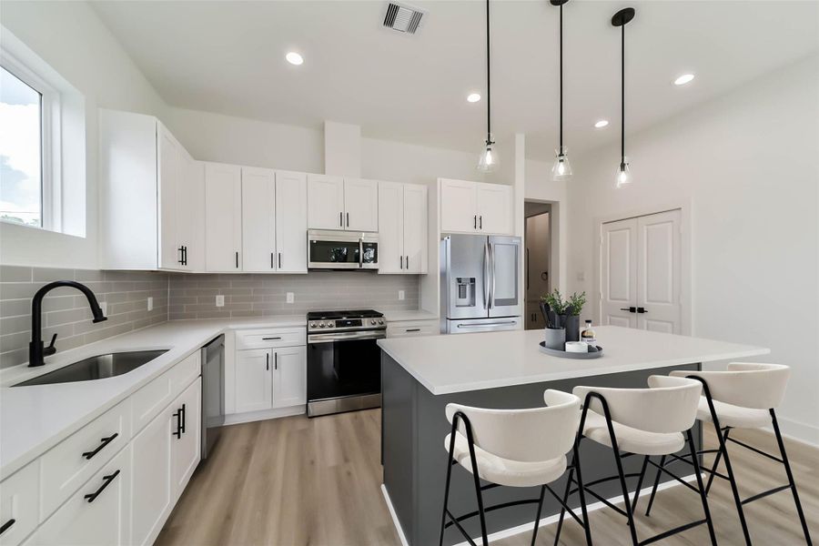 Furnished interior view inside a new home in , Houston (Image 14). Furnished interior view inside a new home in , Houston (Image 14).