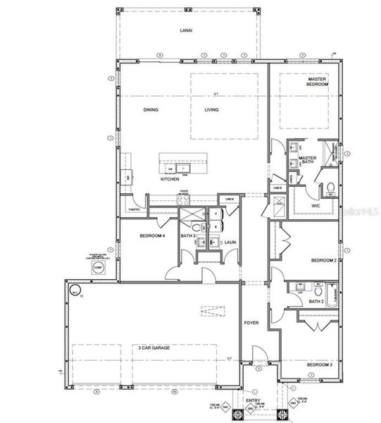 2D floor plan layout of this home in , Sebring, FL (Image 4).
