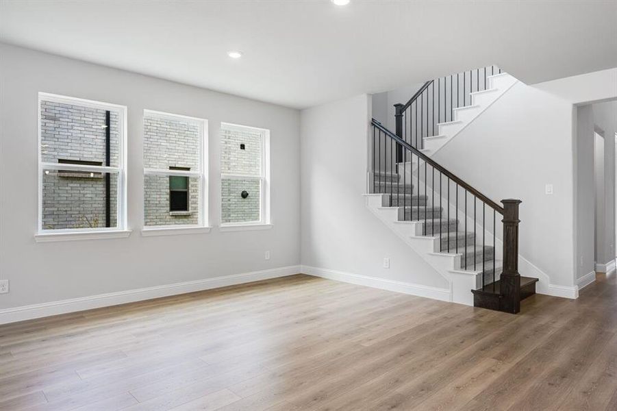 Spacious, unfurnished interior of a new home in Cross Creek Meadows 55s, Celina (Image 16). Spacious, unfurnished interior of a new home in Cross Creek Meadows 55s, Celina (Image 16).