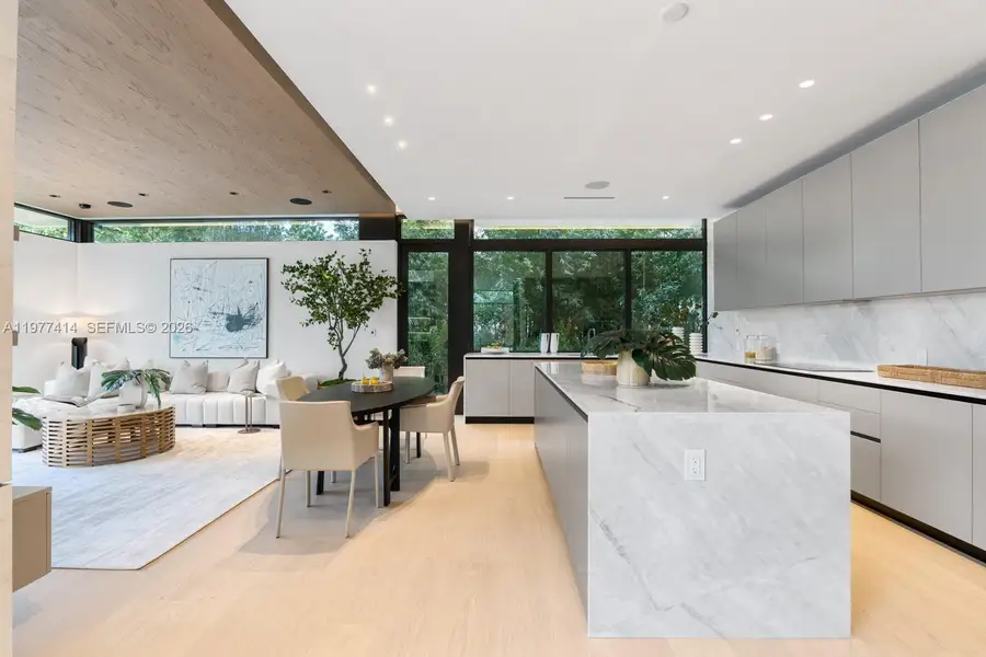 Furnished interior view inside a new home in , Miami Beach (Image 6).