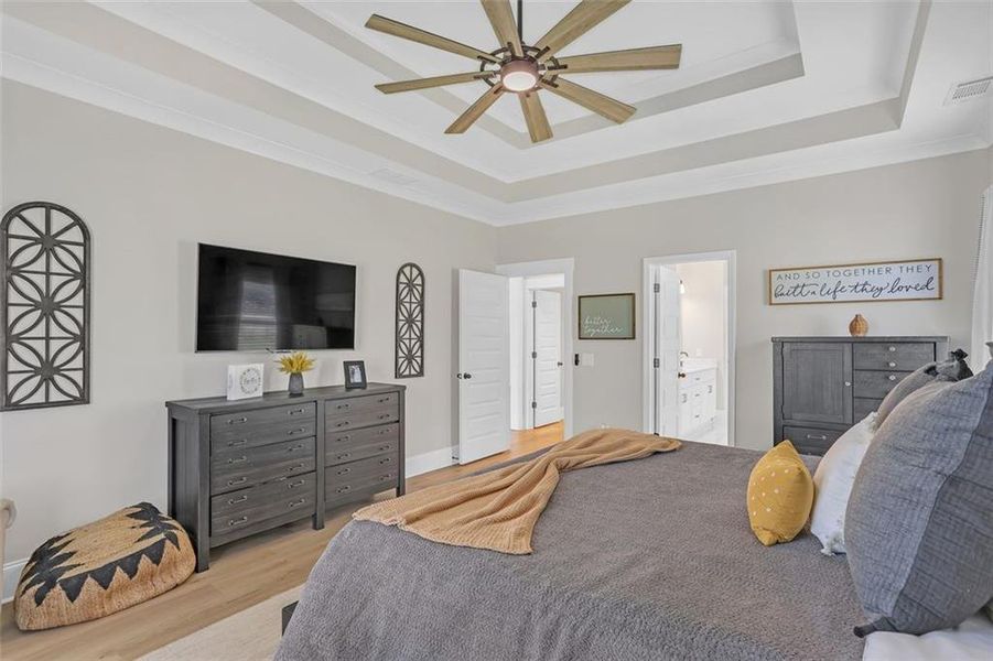 Furnished interior view inside a new home in , McDonough (Image 23).