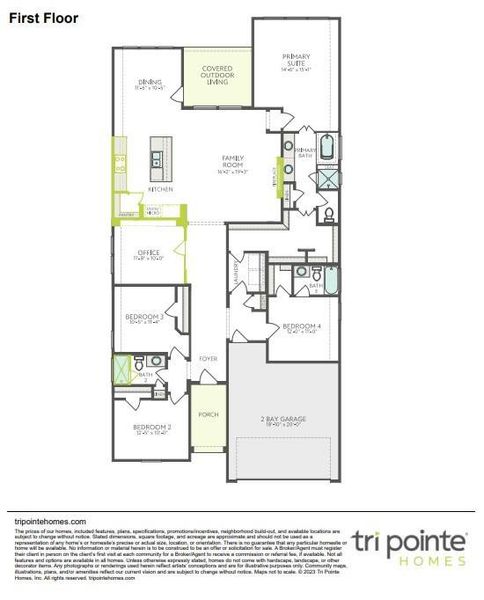 2D floor plan layout of this home in Woodson’s Reserve, Spring, TX (Image 3). 2D floor plan layout of this home in Woodson’s Reserve, Spring, TX (Image 3).