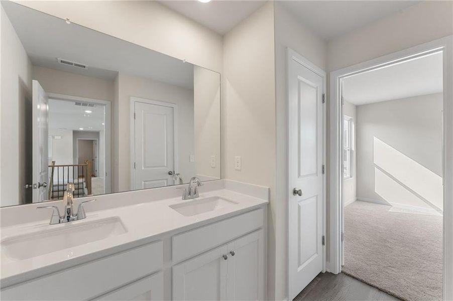 Furnished interior view inside a new home in The Estates at Gainesville Township, Gainesville (Image 6).