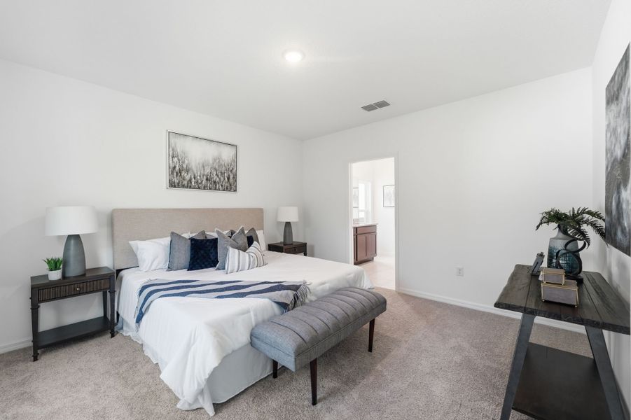 Furnished interior view inside a new home in Eagletail Landings, Howey-in-the-Hills (Image 9).