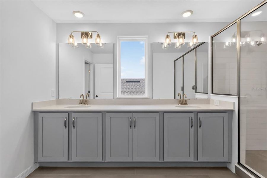 Furnished interior view inside a new home in , Kissimmee (Image 11).