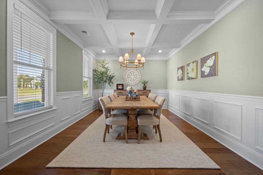 Furnished interior view inside a new home in , Summerville (Image 9).