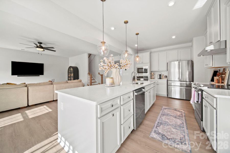 Furnished interior view inside a new home in , Monroe (Image 9).