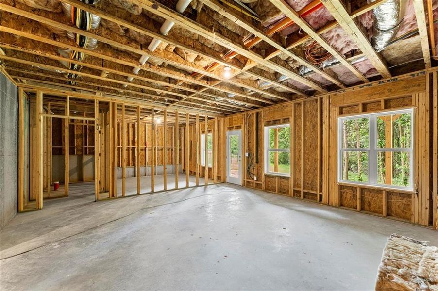 Exterior details and patio area of a home in West Town, Atlanta (Image 1).