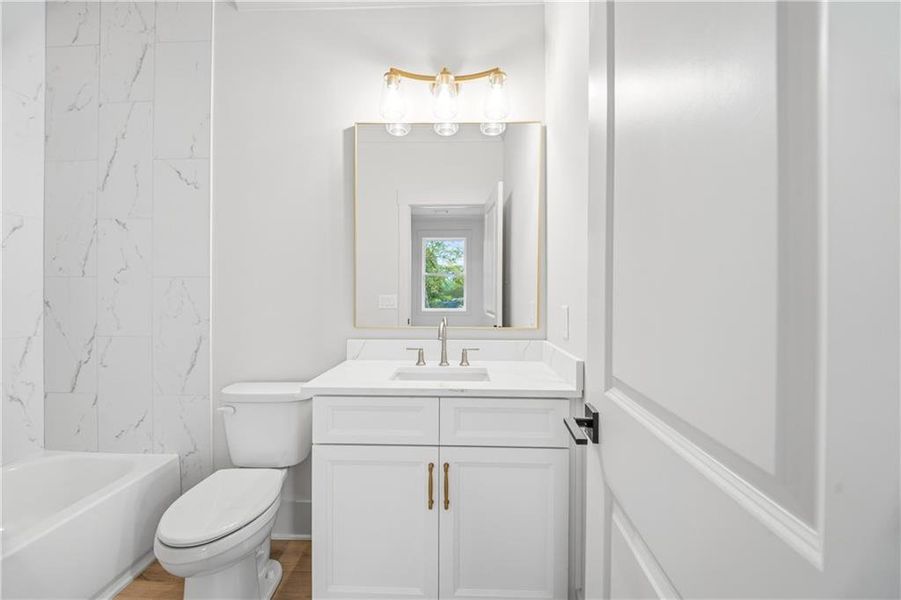 Furnished interior view inside a new home in , Buford (Image 38).