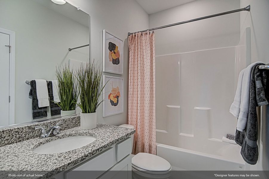 Furnished interior view inside a new home in Cambridge Reserve, Angier (Image 17).
