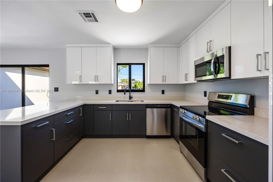 Furnished interior view inside a new home in , Dania Beach (Image 7). Furnished interior view inside a new home in , Dania Beach (Image 7).