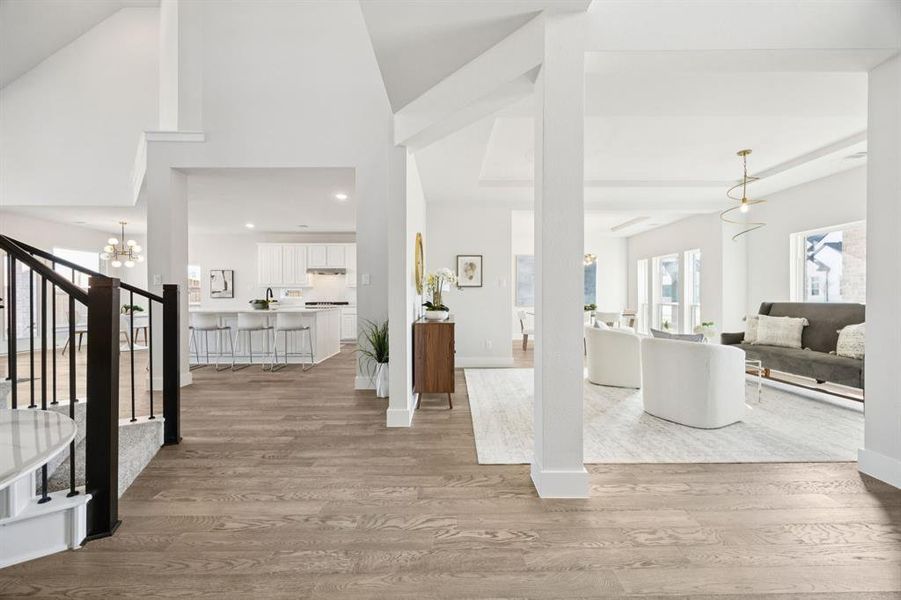 Furnished interior view inside a new home in , Frisco (Image 6).