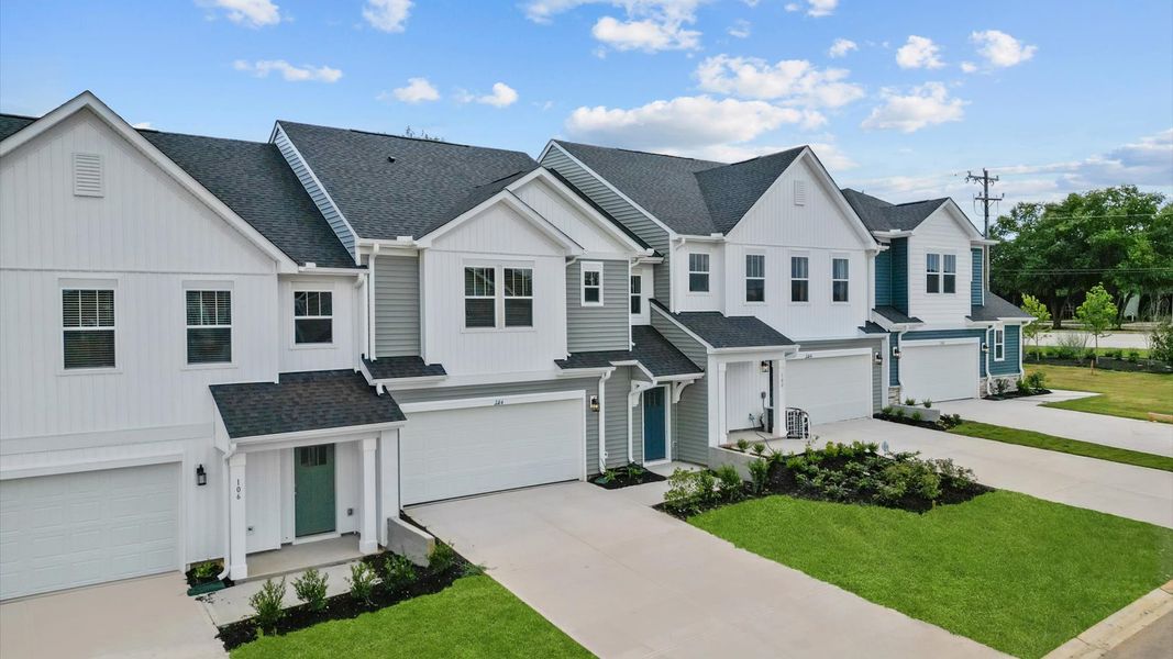 Front exterior of a new home in Silo Ridge, Anderson, SC, highlighting curb appeal (Image 18).