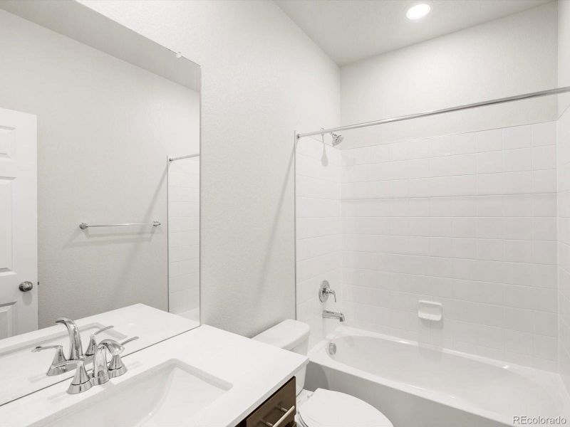 Furnished interior view inside a new home in Poudre Heights: The Alpine Collection, Windsor (Image 7).