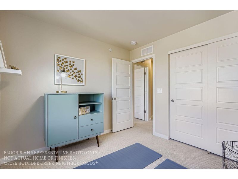 Furnished interior view inside a new home in Baseline, Broomfield (Image 18).
