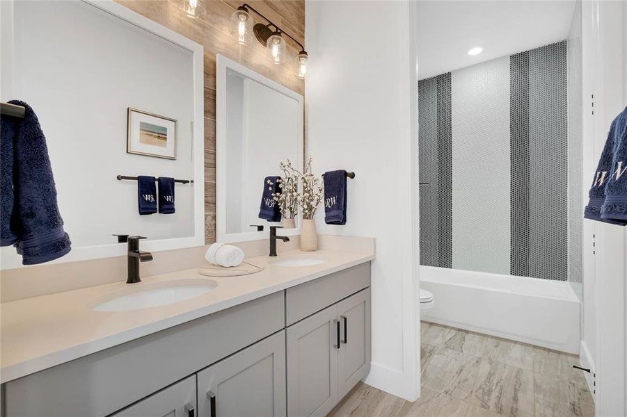 Furnished interior view inside a new home in Northlake At Ovation, Winter Garden (Image 10).