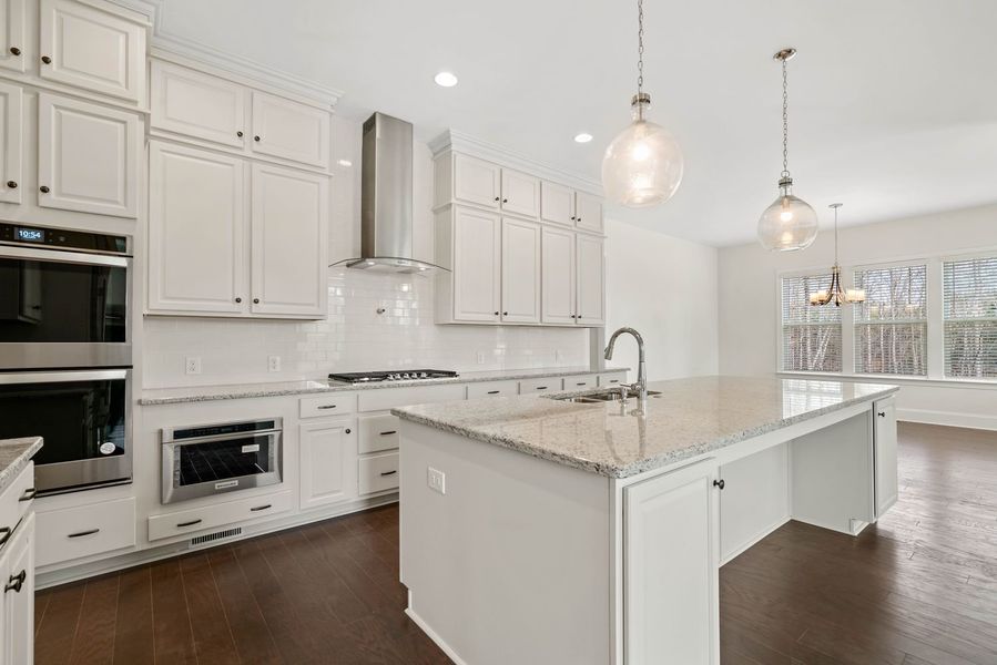 Representative furnished interior of a home built from the Princeton by Greybrook Homes in Harbor Watch, Statesville (Image 12).