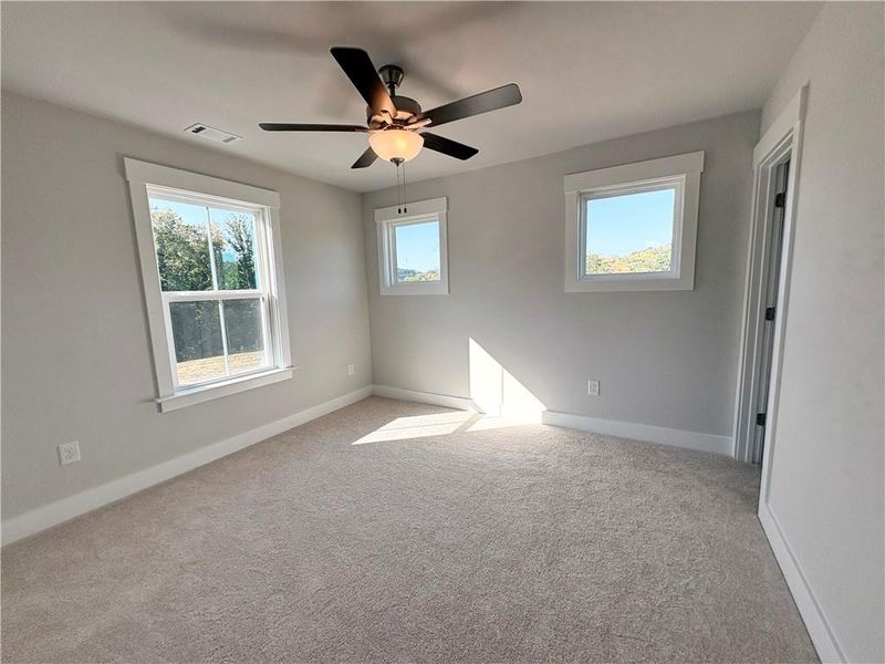 Spacious, unfurnished interior of a new home in Riversprings, Dacula (Image 40). Spacious, unfurnished interior of a new home in Riversprings, Dacula (Image 40).