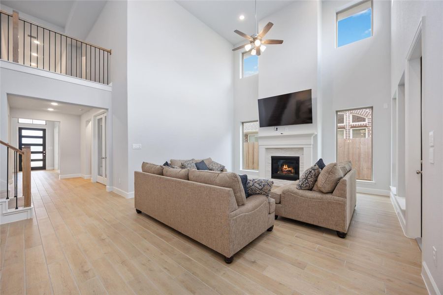 Furnished interior view inside a new home in Marvida 55' - Gated, Cypress (Image 18).