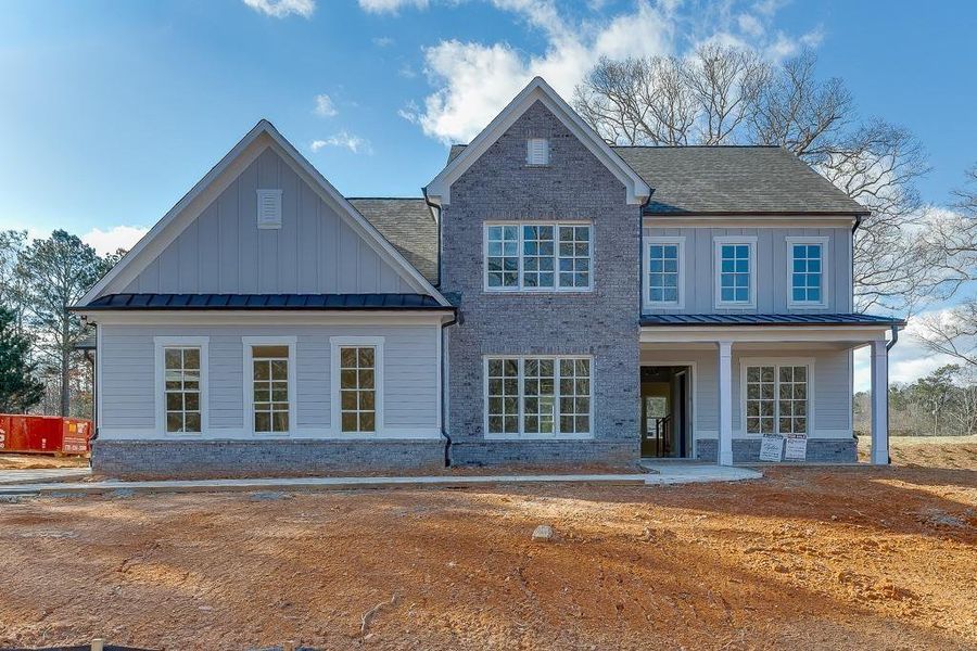 In-progress construction of a new home in , Cumming, GA (Image 21).