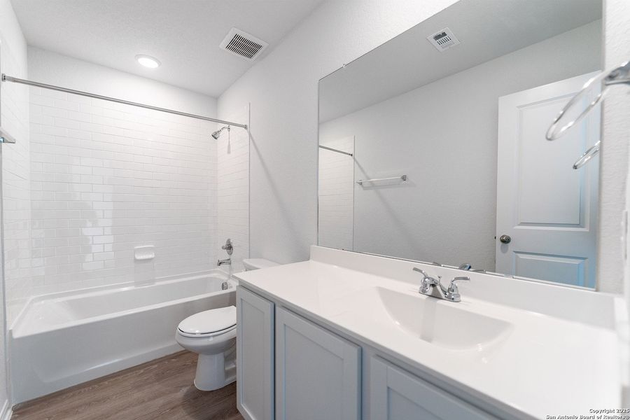 Furnished interior view inside a new home in Katzer Ranch, Converse (Image 5).