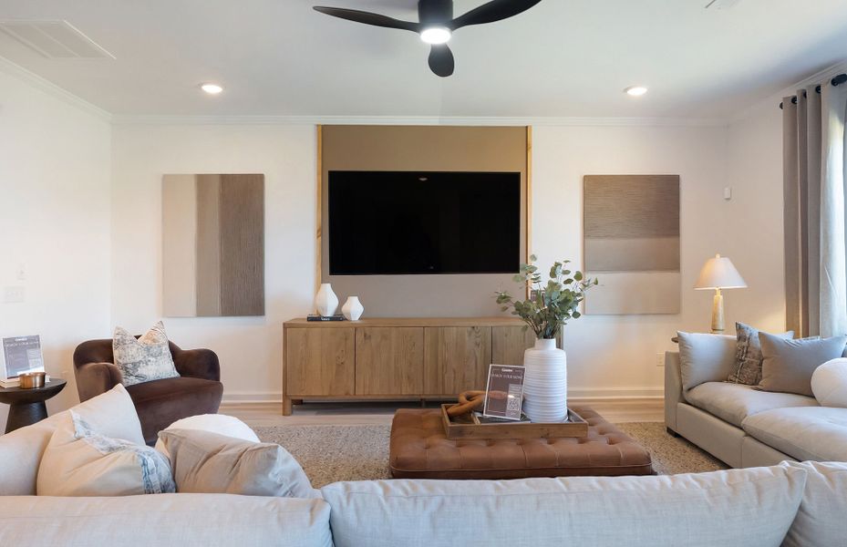 Furnished interior view inside a new home in Highlands of Carter's Station, Columbia (Image 32).