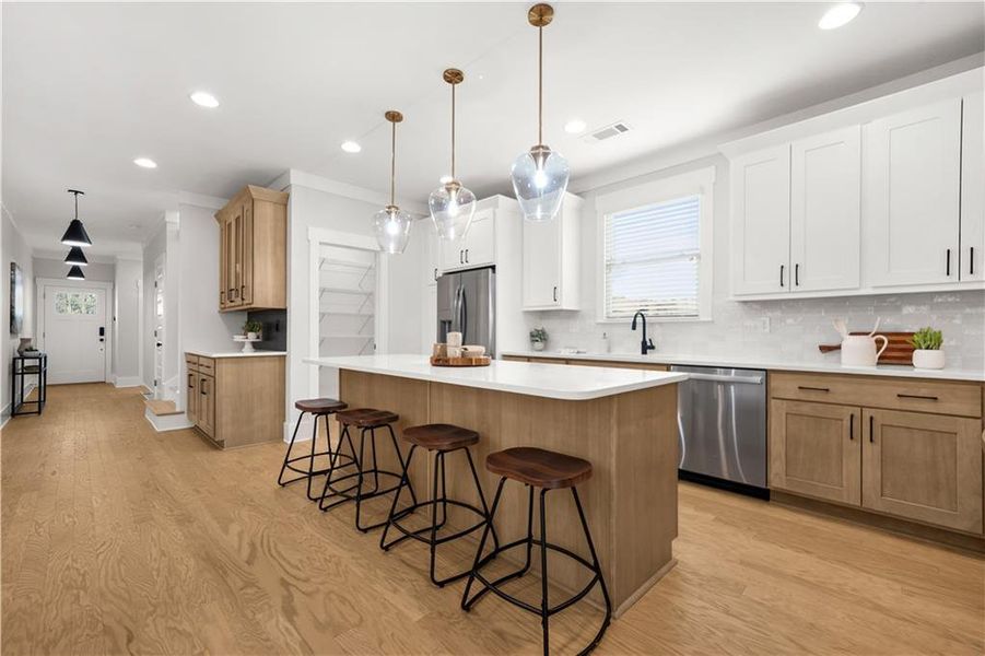Furnished interior view inside a new home in , Atlanta (Image 19).