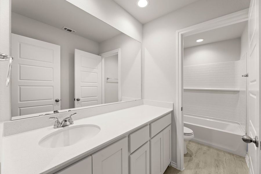 Representative exterior photo of a completed home built from the Phoenix by Impression Homes in Terra Vella, Haslet, TX (Image 21).